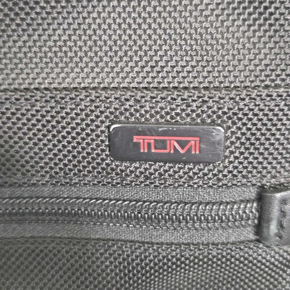 Tumi Backpack Black Alpha Business Compact Laptop Brief Pack Nylon Ballistic Bag